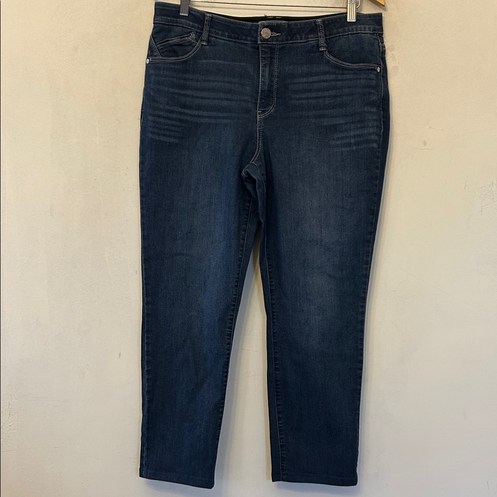 Wit & Wisdom Dark Blue Women's Jeans Size 14 EUC